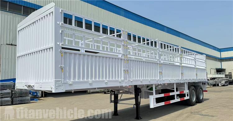 2 Axle 60 Ton Fence Semi Trailer for Sale In Senegal