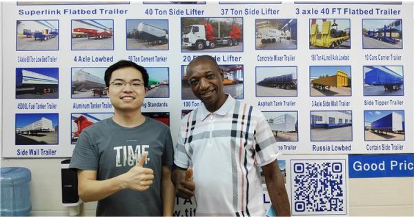 Tanzania Customer's Purchasing TITAN Fence Semi Trailer