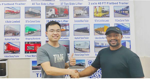 Senegalese Customers Come to TITAN VEHICLE to Buy Fuel Tanker Trailer