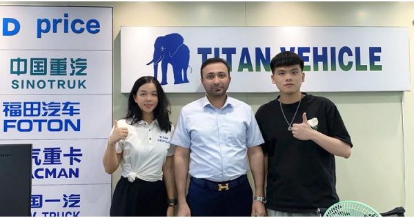 Customer Visit TITAN to Buy Cement Tanker Trailer to the UAE