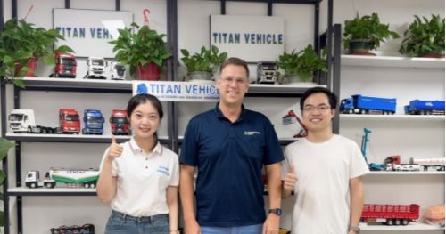 TITAN Vehicle Welcomes Kazakhstan Guest to Visit