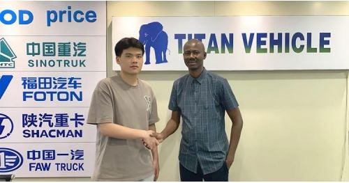 Customer from Congo want to Buy RGN Trailer from TITAN Vehicle