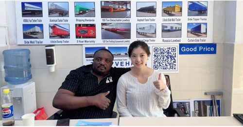 Congolese Customer Visit TITAN Want to Buy 42000 Liters Petrol Tanker Trailer