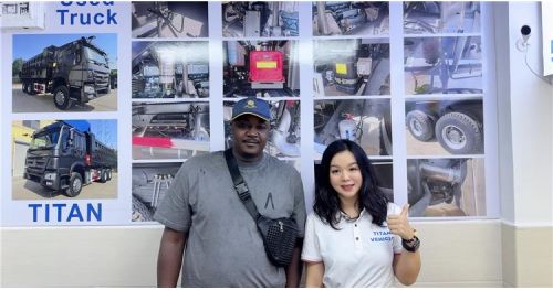 Tanzania Customer Buying 80 Ton Low Bed Trailer from TITAN VEHICLE