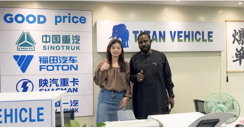 Ghana Customer Ordered 3 Axle Fence Trailer from TITAN VEHICLE