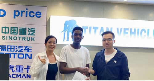 Zambian Customers Successfully Purchased Aluminum Tanker Trailer from Titan Vehicle