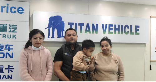 Costa Rica Customer Came to TITAN Vehicle to Purchase Aluminum Tanker Trailer