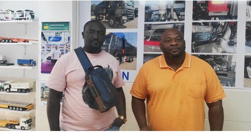 Senegalese Customers Visited TITAN Purchased Fence Semi Trailers