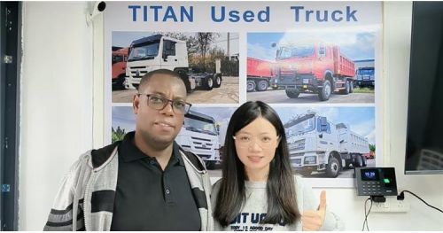 Senegal Customer Visit TITAN Order Low Bed Truck Trailer