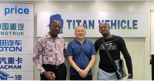 Jamaican Customers Visited Titan to Buy Dump Semi Trailer