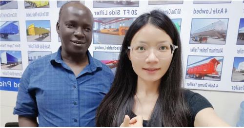 Nigeria Customer Visited TITAN to Purchase Asphalt Tanker Trailer