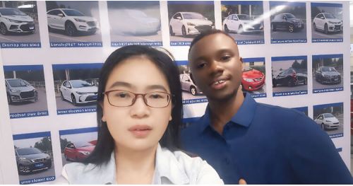 Cameroonian Customers Came to Titan to Buy 4 Axle Dump Semi Trailer