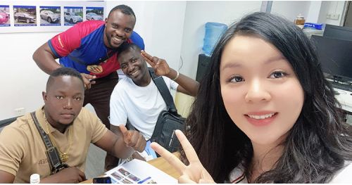 Nigerian Customers Came to Titan to Buy Flatbed Truck Trailer