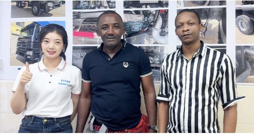 Zimbabwe Customer Came to Titan to Buy Grain Transport Trailer