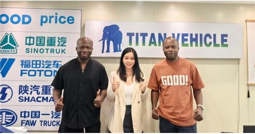 Kenya Customer Came to TITAN to Buy Aluminum Tanker Trailer