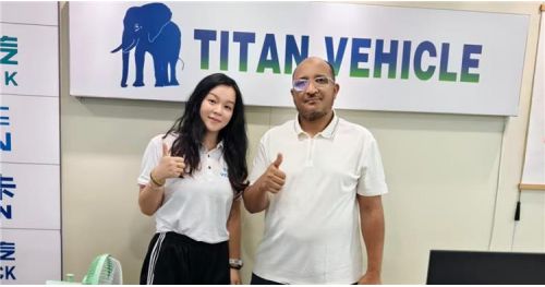 Canton Fair Success: Congo Client Orders TITAN Dump Semi Trailers