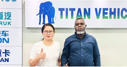Client from Mozambique Came to Titan and Purchase a Side Wall Trailer   