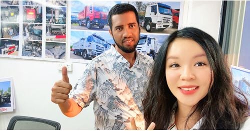 Ghanaian Customer Visited Titan and Purchased 3 Axle Low Loaders