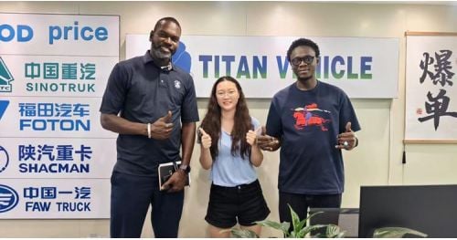 Nigerian Customers come to TITAN to Buy Modular Trailer