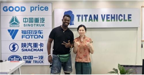 Kenya Customer Visited Titan To Order A 2 Axle 20ft Container Chassis Trailer