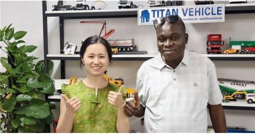 Ghanaian Customer Visits TITAN and Purchases 3 Units of 40ft Flatbed Trailers