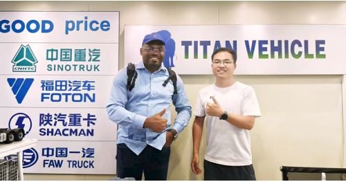 Guinean Client visited TITAN to Buy 4 Axle Tipper Trailer