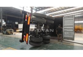 TITAN 20ft Container trailer has delivered to Malaysia 
