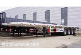 4 Axle 40 Foot Flat Bed Trailer will be sent to 