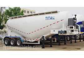 50 Ton Bulk Cement Tank Truck Trailer has shipped to 