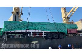 3 Axle Side Wall Semi Trailer will be sent to Uganda