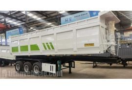 60 Ton Semi Tipper Truck Trailer will be sent to Gabon