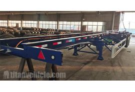 3 Axle 40ft Skeleton Trailer will be sent to 
