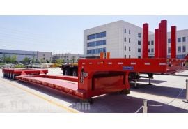 5 Line 10 Axle Extendable Semi Trailer will be sent to Nigeria