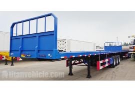 3/4 Axle Flatbed Trailer with Front Board will be shipped to Botswana