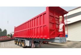 4 Axle 32CBM Semi Tipper Trailer will be sent to Mali