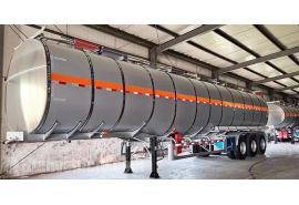 55000 Liters Stainless Steel Tanker Trailer is ready to ship to Saudi Arabia