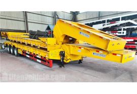 80 Ton Lowbed Trailer and 2 Axle Detachable Gooseneck Trailer will be sent to Guyana
