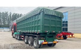 35CBM Dump Truck Trailer is ready to ship to Tanzania