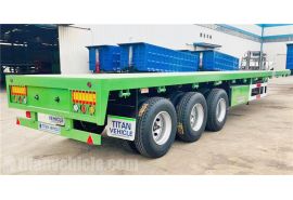 40 ft Tri Axle Flatbed Trailer will be sent to Nigeria Abuja