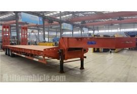 60 Ton Low Bed Truck Trailer is exported to Togo