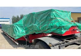 2 Sets 80 Ton Lowbed Trailer will export to Algeria