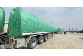38000 Liters Stainless Steel Tanker Trailer is export to Ghana