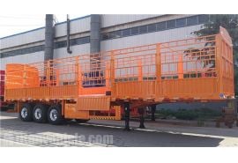 3 Axle 80 Ton Fence Cargo Trailer will be sent to Gabon