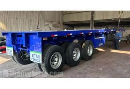 Tri Axle 40 Ft Flatbed Trailer will be sent to Uganda