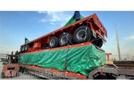 40 Ft Flatbed Trailer has been sent to Tanzania Dar Es Salaam