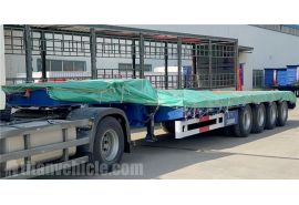 4 Axle 60 Ton Low Loader Trailer is gonna ship to Philippines