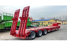 Tri Axle 80 Ton Low Bed Trailer will be sent to Suriname