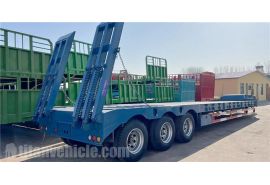 80t Semi Low Bed Trailer will be sent to Tanzania