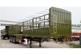 60 Ton Fence Cargo Semi Trailer has been ship to Oman