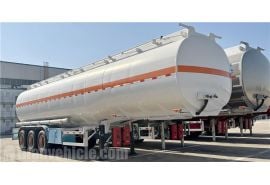 Tri Axle 50,000 Liters Aluminum Fuel Tanker Trailer will be sent to Cayman Islands